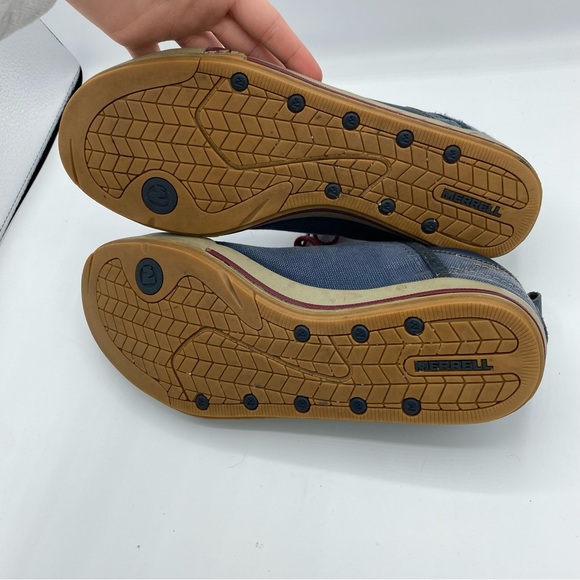 🎉HOST PICK!🎉 Men's Merrell Rant Dash Black Slate & Burgundy Red Sneakers - Picture 7 of 10